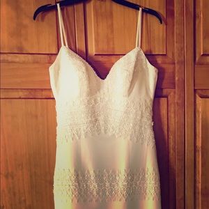 Maggie Sottero spaghetti strap wedding dress